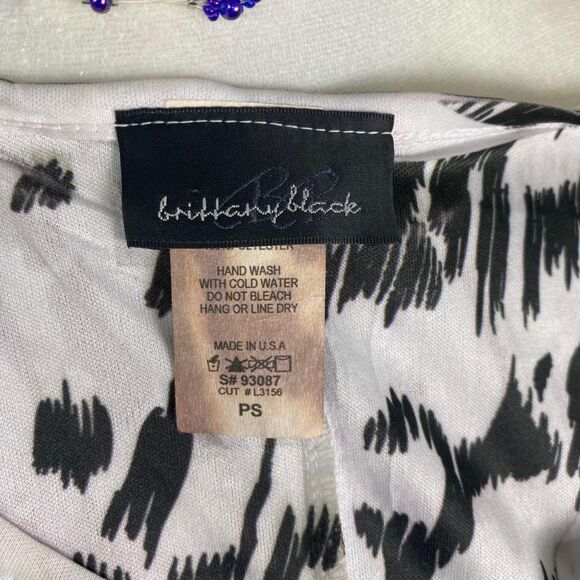 VTG Fairy Grunge Light Pink Purple Micro Mesh Flowy Asymmetric Top Blouse S - Picture 6 of 7